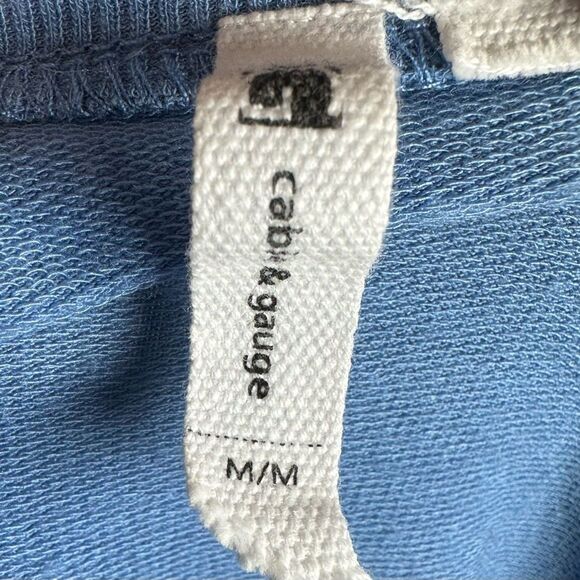 Cable & Gauge blue cross sleeve knit dress size medium - Picture 4 of 4